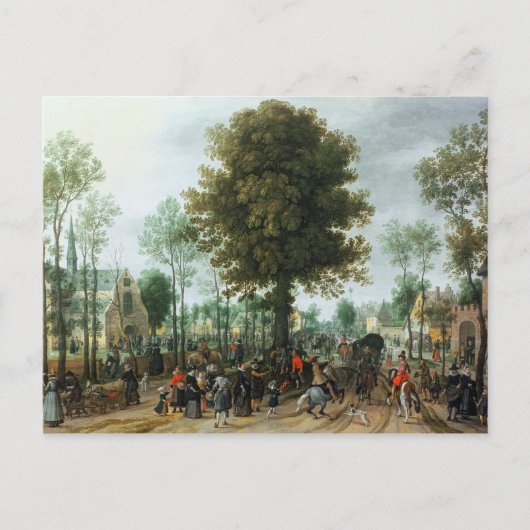 Carte Postale Frederick V et son épouse Elizabeth (Devant)