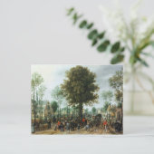 Carte Postale Frederick V et son épouse Elizabeth (Debout devant)