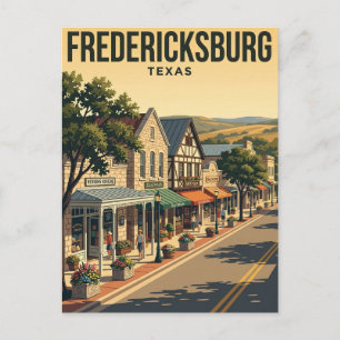 Carte Postale Fredericksburg, Texas États-Unis
