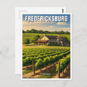 Carte Postale Fredericksburg Texas Travel (Devant / Derrière)