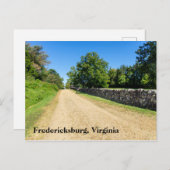 Carte Postale Fredericksburg, Virginie (Devant / Derrière)