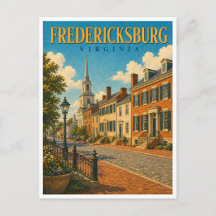 Carte Postale Fredericksburg Virginie Centre Historique GeoSaga