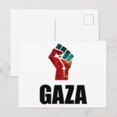 Carte Postale Free Gaza Palestine (Devant / Derrière)