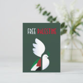Carte postale Free Palestine - Sensibilisation aux (Debout devant)