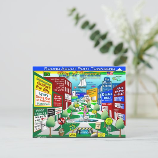 Carte Postale Free PT (Debout devant)