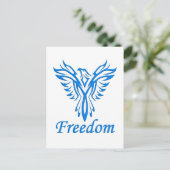 Carte postale Freedom Eagle, personnaliser (Debout devant)