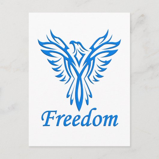 Carte postale Freedom Eagle, personnaliser (Devant)