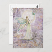 Carte postale Freedom Fairy et Butterfly (Devant / Derrière)