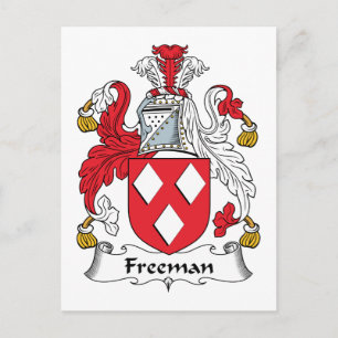 Carte Postale Freeman Family Crest