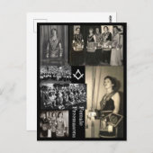 Carte Postale Freemasons féminins (Devant / Derrière)