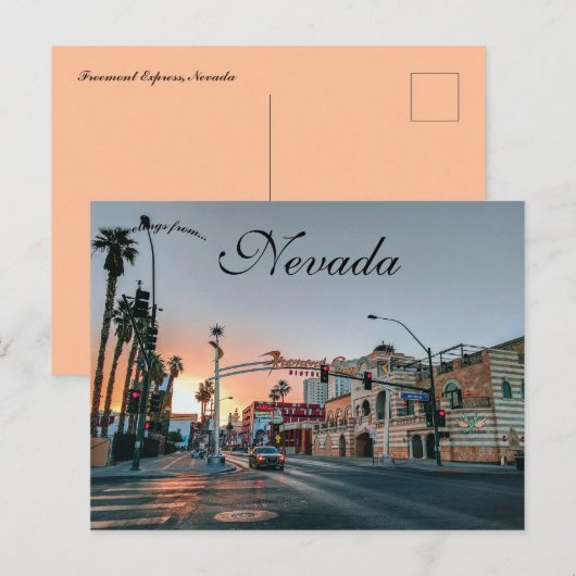 Carte Postale Freemont Express Nevada (Devant / Derrière)