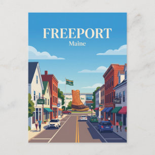 Carte Postale Freeport États-Unis