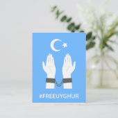 CARTE POSTALE #FREEUYGHUR (Debout devant)