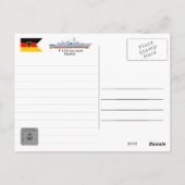 Carte Postale Frégate de la marine allemande FGS Hessen (F-221) (Dos)