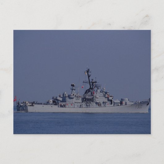 Carte Postale Frégate OSLO F3000, Norvège (Devant)