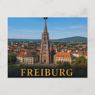 Carte Postale Freiburg Allemagne Destination de voyage en Forêt-