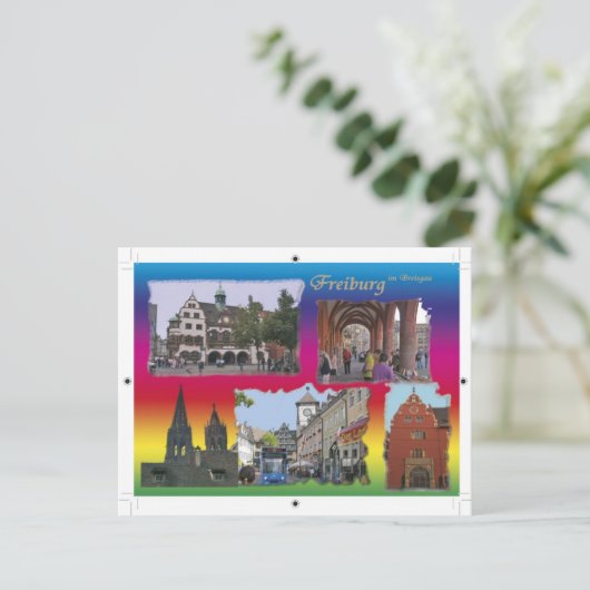 Carte Postale Freiburg im Breisgau (Debout devant)