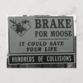 Carte Postale Frein pour orignal (Devant)