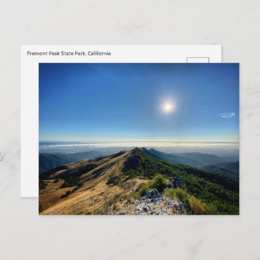 Carte postale - Fremont Peak State Park (Devant / Derrière)