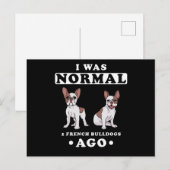 Carte Postale French Bulldog (Devant / Derrière)