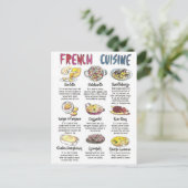 Carte Postale French cuisine (Debout devant)