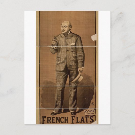 Carte Postale French Flats Théâtre Vintage (Devant)
