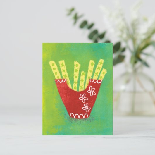 Carte postale French Fries (Debout devant)