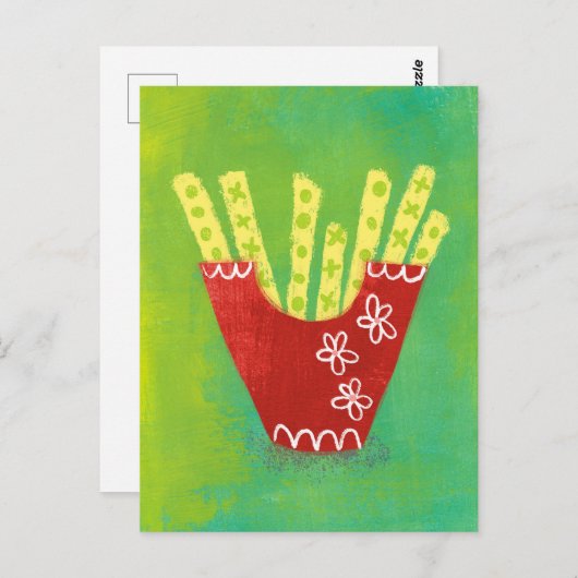 Carte postale French Fries (Devant / Derrière)