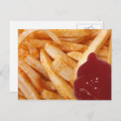 Carte Postale French Fries and Ketchup (Devant / Derrière)