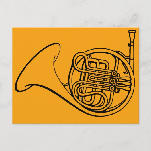 Carte Postale French Horn musique de groupe (Devant)