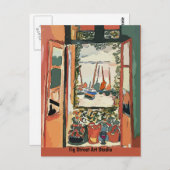 Carte Postale French Quarter Balcony & Wine, Fig Street Studio (Devant / Derrière)