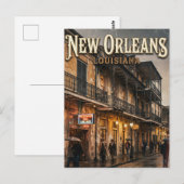 Carte Postale French Quarter USA (Devant / Derrière)