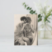 Carte Postale French Risqué photo Vintage (Debout devant)