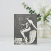 Carte Postale French Risqué photo Vintage (Debout devant)