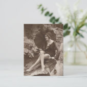 Carte Postale French Risqué photo Vintage (Debout devant)