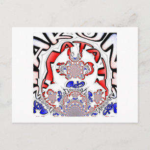 Carte Postale French Twist Hakuna Matata : Unique Mélange Cultur