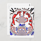 Carte Postale French Twist Hakuna Matata : Unique Mélange Cultur (Devant / Derrière)