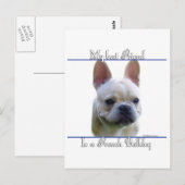 Carte Postale Frenchie Best Friend 2 (Devant / Derrière)
