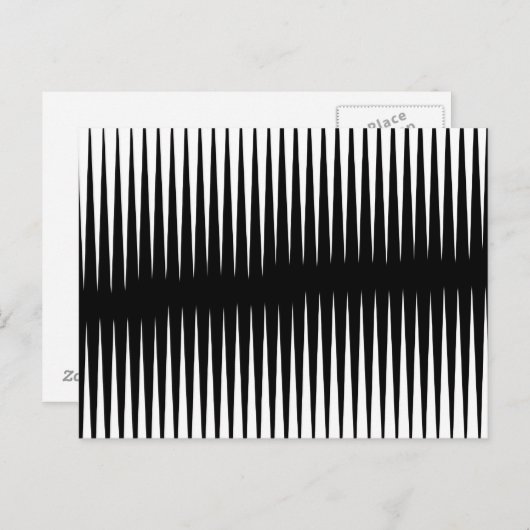 Carte Postale Fréquence noir-n-blanc (Devant / Derrière)