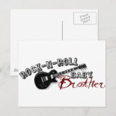 Carte Postale Frère bébé Rock-n-Roll (Devant / Derrière)