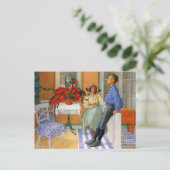 Carte Postale Frère et soeur suédoise 1911 (Debout devant)