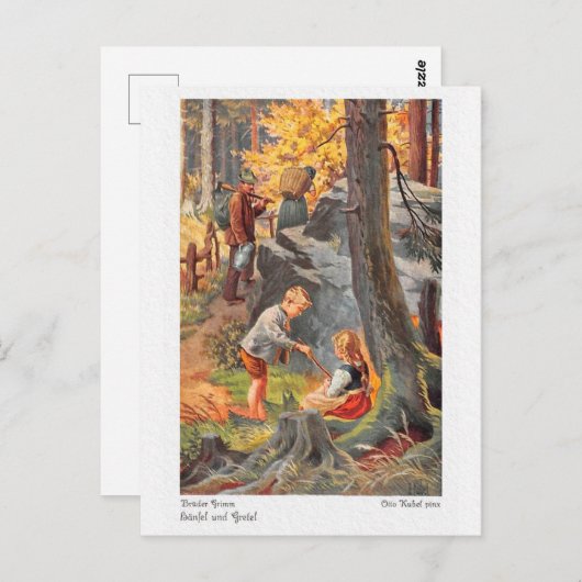 Carte Postale Frères Grimm (Devant / Derrière)