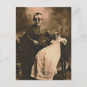 Carte Postale Frères zombies