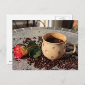 Carte Postale Fresh coffee (Devant / Derrière)