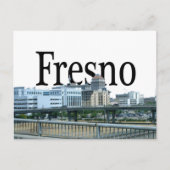 Carte Postale Fresno California with Fresno in the Sky (Devant)