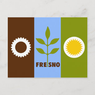 Carte Postale Fresno, Californie, États-Unis