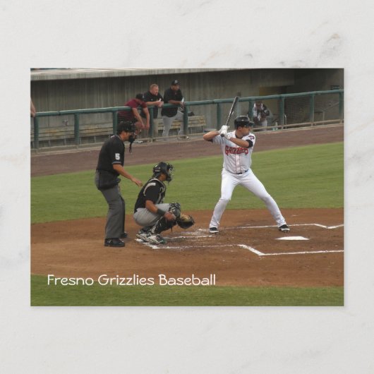 Carte Postale Fresno Grizzlies Baseball (Devant)