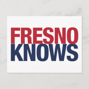 Carte Postale Fresno Knows