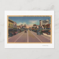 Fresno, vue de CA - nord sur Broadway