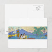 Carte Postale Fresque d'Arman Manookian c. 1930 (Devant / Derrière)